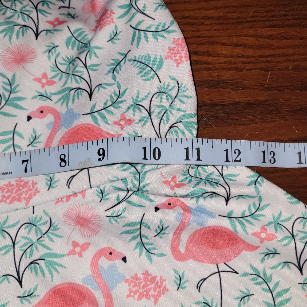 Flamingo Print Sleeveless Dress by Funnycokid, Little Girls Size Large (L) - Picture 4 of 5